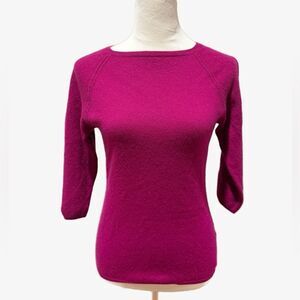 InCashmere magenta sweater